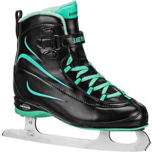 Lake Placid Everest Women's Ice Skate (7, Black/Mint)