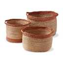 Baskets, Set of 3 for Home, Office, Dorm Room, Living Room, Bedroom, Bathroom, Nursery Storage and Organization (15x15x15in/14x14x14in/12x12x12in)