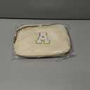 2025 Graduation Gifts for Her Women Girls,Personalized Belt Bag Waist Packs Trendy Fanny Pack Crossbody Bags,Initial White A,Cream Bag