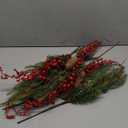 Factory Direct Craft Tall Mixed Pine and Red Berry Floral Spray for Indoor Decor
