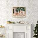 Ismoon Large Floral Peel and Stick Wallpaper Boho Beige/Coffee Contact Paper 17.3inx16.4ft Modern Wall Paper Removable Self Adhesive Bedroom Cabinet Bathroom Waterproof Mural Wall Decor Vinyl Roll