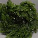 Christmas Cedar Wreath 26inch Large Christmas Wreaths for Front Door with White Berry Wreaths Winter Door Wreath for Window Holiday Fireplace Indoor Outdoor Xmas Decor