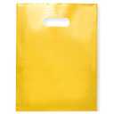 Choice Marts 100 Gold Bags for Small Business 1.5Mil 9"x12" Great For Merchandise And Retail Extra Thick Glossy Thank You Bags With Handles