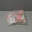 Pink Birthday Decorations with Pink Paper Pompoms Pearl White Balloons Banner Fringe Curtain for Birthday Decorations for Women