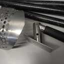 Sand Scoop for Metal Detecting, Metal Detector Scoop with Long Fiberglass Handle, Stainless Steel Sand Sifter for the Beach, Metal Detector Accessories, Sand Flea Rake, Metal Detecting Shovel