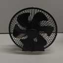 Heat Powered Wood Stove Fan with Safety Guard | Non Electric Heat Activated Fan for Wood Burning Stove/Log Burner | Thermoelectric Fireplace Fan | Stove Accessories, Black