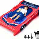 joyson Blow up Mattress Kids, Extra Large Kids Air Mattress with Electric Pump, Portable Toddler Inflatable Mattress for Home, Sleepovers, Camping, Travel, Single