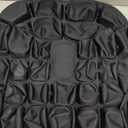 HLCZLUZ Seat Cushion, Office Chair Cushion with Storage Bag, Travel Seat Cushion for Airplane, Press Type Air Inflatable Airplane Seat Cushions for Plane, Car, Office (Single-Sided Black, Round)