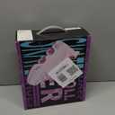 Double-Row Deform Wheel Automatic Walking Shoes Invisible Deformation Roller Skate 2 in 1 Removable Pulley Skates Skating Parkour (5, White Silver)