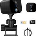 4G LTE Cellular Security Camera, Small 2K HD Wireless No WiFi Needed IR Night Vision PIR Motion Detection 90-Day Battery Life Portable Compact Mini Camera Built-in Sim Card (with 64GB SD Card)