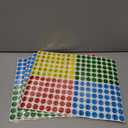 5760 PCS Pre-Priced Pricing Stickers, Sale Labels in 4 Bright Colors (Yellow/Red/Green/Cyan), Price Tag Stickers for Yard/Garage Sale, Flea Market (3/4” in Diameter), Set of 4