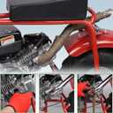 Upgraded Center Rear Exit Exhaust Pipe Compatible with Predator 79cc 98cc 99cc 3.0HP 154F Engine Mini Bike Coleman CT100U Massimo MB100 F-RP GMB100 Rascal Lite Parts Silver