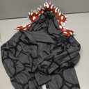 DLiuguangX Demogorgon Onesie Adult Jumpsuit Cosplay Costume Sleepwear Small Dark Grey