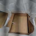 Solid Oak Wood Nightstand, Bedside Table with 2 Drawer, Mid-Century Luxury Night Stand, Modern Sofa Side End Table, Farmhouse Wooden Night Stand Bedside Table for Bedroom, Easy Assembly, Natural Color