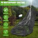 KISEER Outdoors Lawn Mower Cover Heavy Duty Waterproof Polyester Oxford Protection Push Mower Cover with Drawstring and Storage Bag (210D, 75 x 25 x 40 Inch)