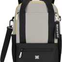 Sherpani Camden, Convertible Backpack, 3 in 1 Tote Bag, 18L Travel Backpack, Crossbody Bag for Women, Cross Body Purse, Travel Gifts, RFID Protection, Fits 13 Laptop (Wasabi Stone)