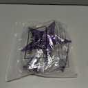 Blulu 10 Inches Purple Christmas Star Tree Topper Xmas Tree Topper Glitter Tree-top Star for Christmas Decorations