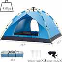 Wind Tour Lightweight Backpacking Camping Tent Waterproof Double Layer Family Tent for Hiking Fishing Outdoor Travel Picnic 2 Person