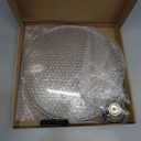 11 inch Tempered Glass Lid for Pots, Frying Pans and Skillets, Replacement Cover with Stainless Steel Knob Handle, Dishwasher Safe (Silver)