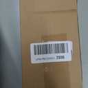 Joydeco Cordless Roman Shades, Linen Fabric Window Blinds, Thermal Insulated Blackout Blinds, Room Darkening Shades for Indoor Windows, Easy to Install, 39" W×75" H, Greyish White