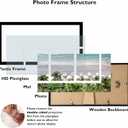 JCJMY 8x16 Picture Frame, 5x7 Collage Picture Frame, Display 3 Pcs 5x7 Photos or 8x16 Picture, 3 Opening 5x7 Collage Frame for Wall Hanging or Tabletop, Lightweight 5 x 7 Multi Photo Frame, Black