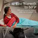 Coleman Flatlands 30/40/50F Sleeping Bag, Made from 100% Recycled Material, Big & Tall Options, Cool-Weather Sleeping Bag for Camping, Sleepovers, Guests & More