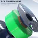SUNLU 4KG PLA Filament Refill 1.75mm, 1000g PLA Matte Filament Bundle 4 Packs, 3D Printer Filament Refill for Reusable Spools, Fit for Most Brand Spool. 1KG/Roll, Grey*4