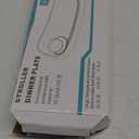 Wanateber Universal Stroller Snack Tray, Double-Layer Removable Stroller Snack Tray Attachment with Strollers Cup Holder, Non-Slip Snacks Holder for Strollers Accessories