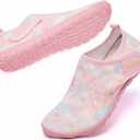 Racqua Boy's Girl's Kids Water Shoes Barefoot Swim Quick Dry Lightweight Sport Aqua Shoes(Little Kid/Big Kid) (Hdk1602-mermaid)