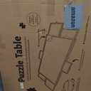 2000 Rotating Puzzle Board Pro, with 6 Drawers, Rubber Cover Mat, 40" x 29", 360 Lasy Susan, Sort-Wise Colorful Felt Drawers & 4 Trays, Wooden Jigsaw Puzzle Table, Birthday Gifts for Mom (Multicolor)