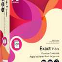 Neenah Exact Index Cardstock, 8.5" x 11", 110 lb/199 gsm, Ivory, 250 Sheets (48588)