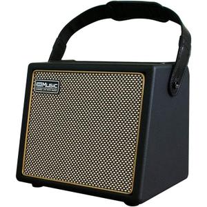Coolmusic Acoustic Guitar Amplifier, 30 Watt Bluetooth Speaker Rechargeable Portable Acoustic Guitar Amp with Reverb Chorus Effect,3 Inputs (Black)