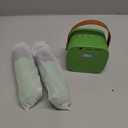 Mini Karaoke MachinePortable Bluetooth Karaoke Microphone, Singing Speaker with 2 Wireless Mic and Light Kids Adults, Christmas Birthday Gifts for Girls Boys Family Home Party(Green)