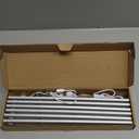 6 Pack Under Cabinet Lighting Wireless, 58 LED Rechargeable Battery Motion Sensor Light Indoor, Stick On Magnetic Closet Lights, Under Counter Lights for Kitchen, Stairs, White 14 in