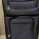 Travel Select Amsterdam Softside Expandable Luggage with Rolling Wheels, Navy, 25-Inch Medium