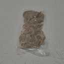 CJL HAIR 2PCS Messy Bun Hair Pieces Wavy Curly Synthetic Updo Chignon Fake Scrunchies Ponytail Extension for Women Cream Blonde