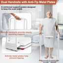 Medical Grade Digital Scale with Handles for Elderly, Height and Weight Scale for Doctor Office, Scale with Height Measurement, 485lbs Weight Capacity, HD LED Display, USB Rechargeable