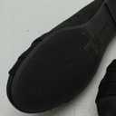 MaxMuxun Women's Flats Shoes Faux Suede Round Toe Ballet Dressy Flats Comfortable Slip On Walking Shoes (11, Black)
