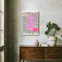 Pink Cheetah Wall Art You're Like Really Pretty Poster Preppy Aesthetic Trendy Dorm Room Canvas Prints For College Dorm Room Decor 8x12inch Framed (style-5)