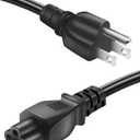 AC Power Cord for LG TV 32" 39" 40" 42" 44" 47" 49" 50" 55" 60" 65" Inch Smart LED LCD HD TV 3 Prong Power Cable Replacement 6 Feet