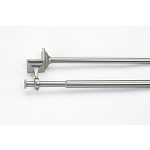 Umbra Mission 24 by 36-Inch Double Tension Drapery Rod, Nickel
