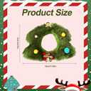 Christmas Tree Hat for 6.67in/17cm Doll, Green Cute Doll Christmas Outfit Festive Holiday Costume Clothes Headwear for Play & Display Accessories