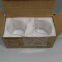 Espresso Cups Set of 2, 4 Oz Espresso Shot Glass with Handle Double Spout Cups Clear Glass Milk Cup Coffee Accessories Great for Making Coffee Desserts Salad Dressing