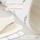 Huloo Sleep Baby Play Mat for Floor,Extra Large 6'7" x 13'2" Play Rug,Cream