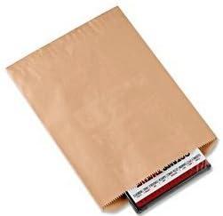 Premium Quality Kraft Paper Bags Flat Merchandise Bags 100 Pack (7 X 10 in)