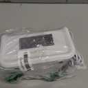 HoMedics Dual Alarm Digital FM Clock Radio Time Projection, 8 Relaxing Nature Sounds, LED Display, Multi-Alarm Snooze, Sleep Timer, Nightlight, Ceiling Clock SoundSpa, White