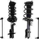 TRQ Front Suspension Kit Complete Strut & Coil Spring Assembly Sway Bar Stabilizer Link Compatible with 2013-2018 Acura RDX