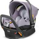 Chicco KeyFit Max ClearTex Infant Car Seat and Base, Rear-Facing Seat for Infants (Lupine)