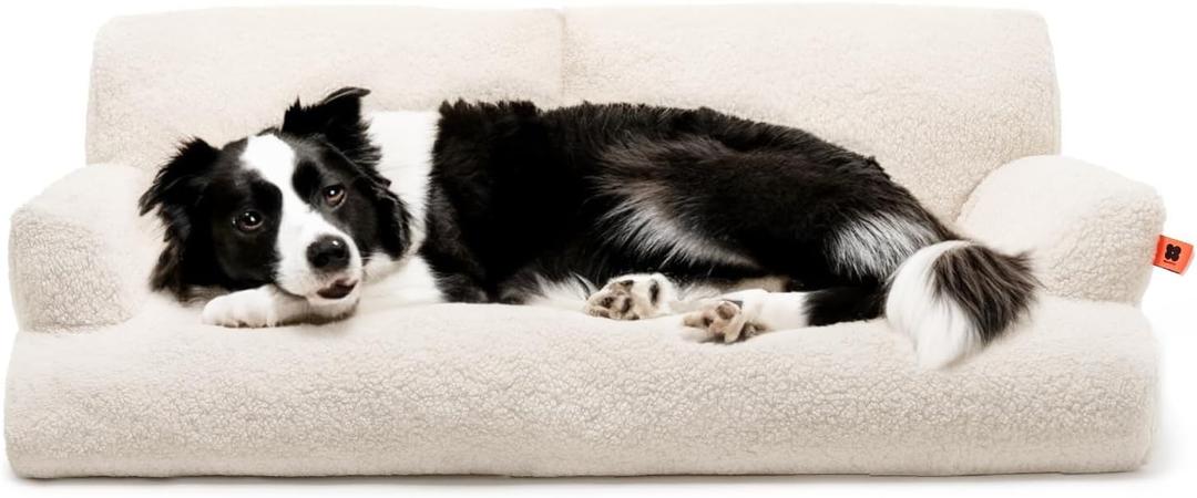 MEWOOFUN Dog Sofa Bed for Medium or Large Dogs & Cats, Pet Sofa with Removable Washable Cover, Nonskid Bottom Pet Couch Bed, 40" Lx24 Wx12 H