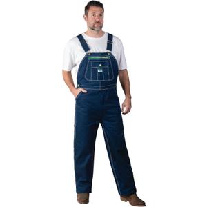 Liberty Men's Denim Bib Overall (46W x 30L), Rigid Denim